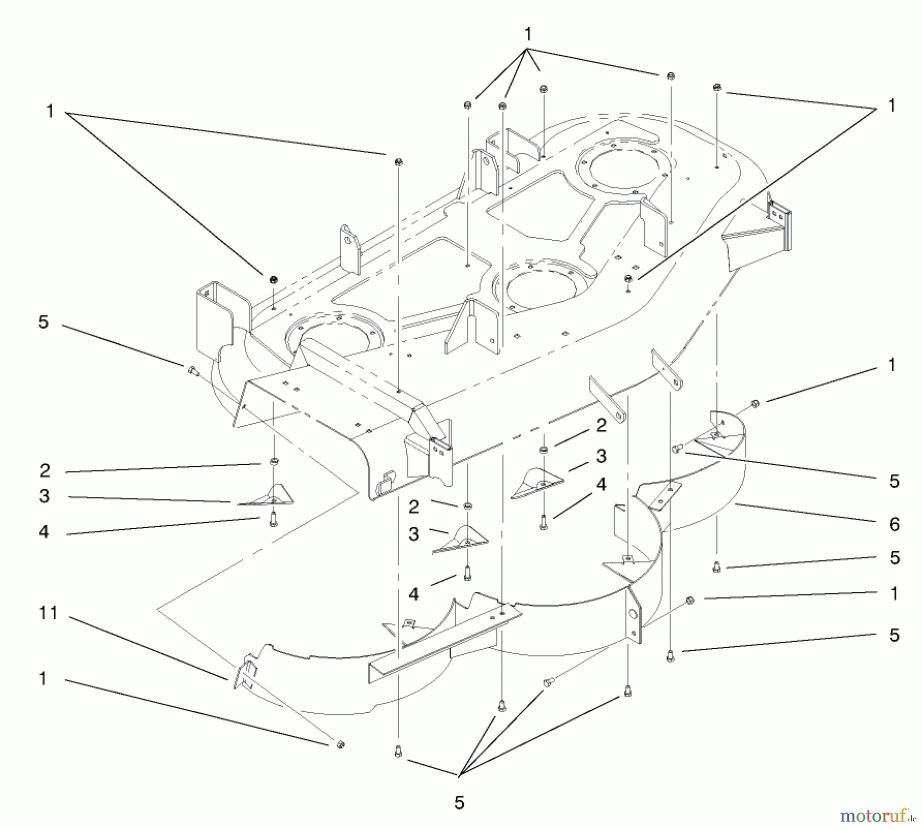  Toro Neu Mowers, Deck Assembly Only 78452 - Toro 52
