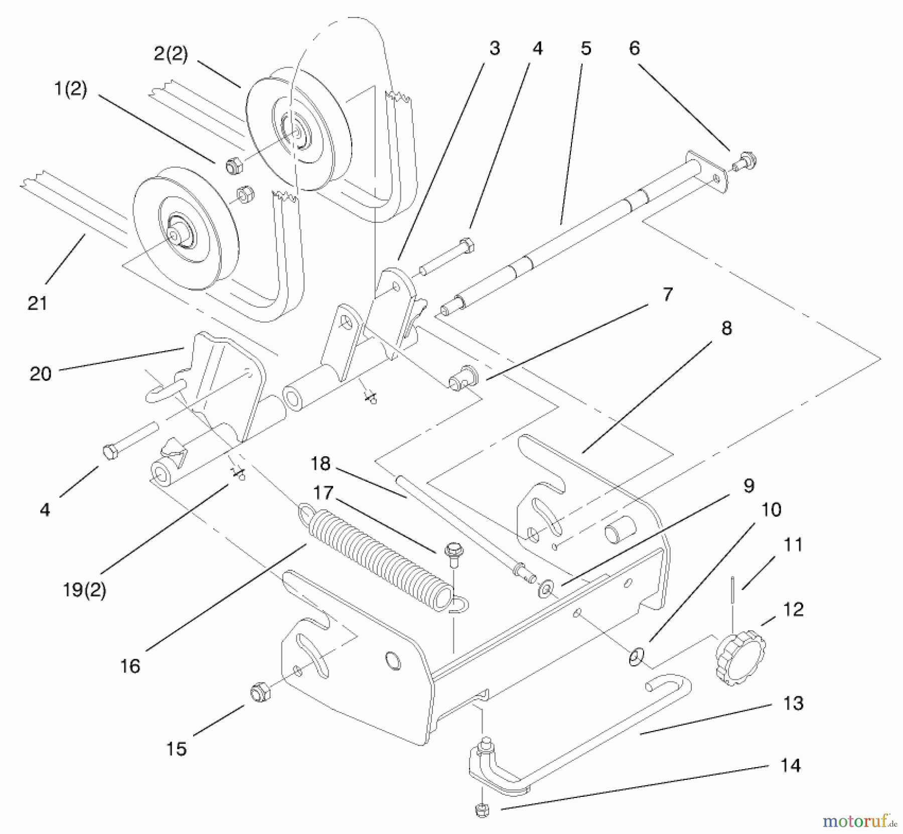 Toro Neu Mowers, Deck Assembly Only 78452 - Toro 52