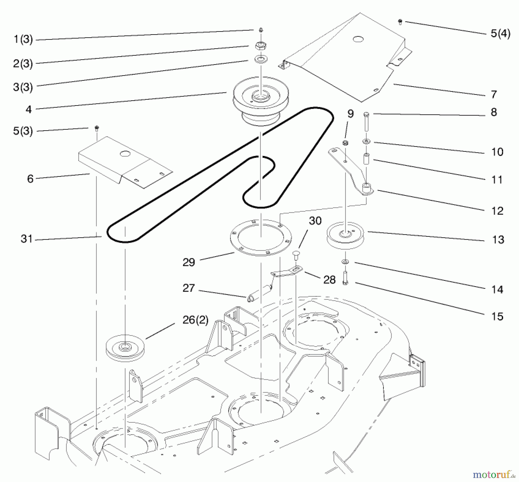  Toro Neu Mowers, Deck Assembly Only 78452 - Toro 52