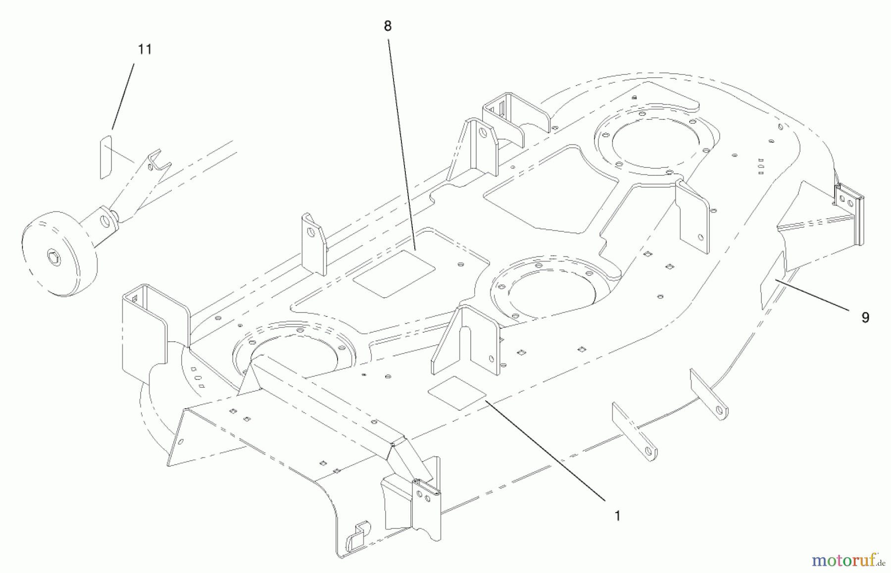  Toro Neu Mowers, Deck Assembly Only 78452 - Toro 52