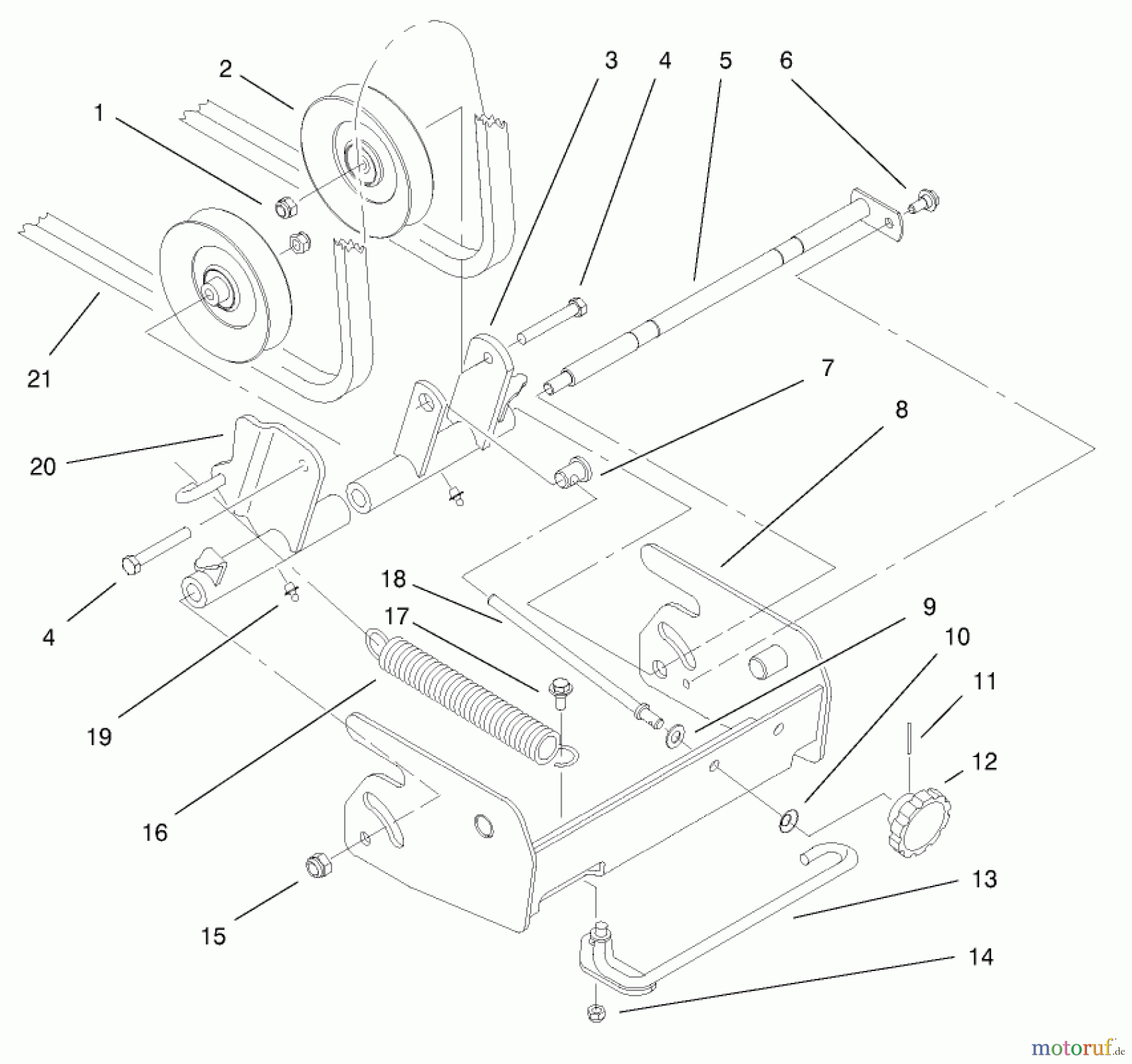 Toro Neu Mowers, Deck Assembly Only 78370 - Toro 52