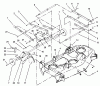 Toro 78370 - 52" Side Discharge Mower, 5xi Garden Tractors, 2002 (220000001-220999999) Ersatzteile DECK SUSPENSION ASSEMBLY