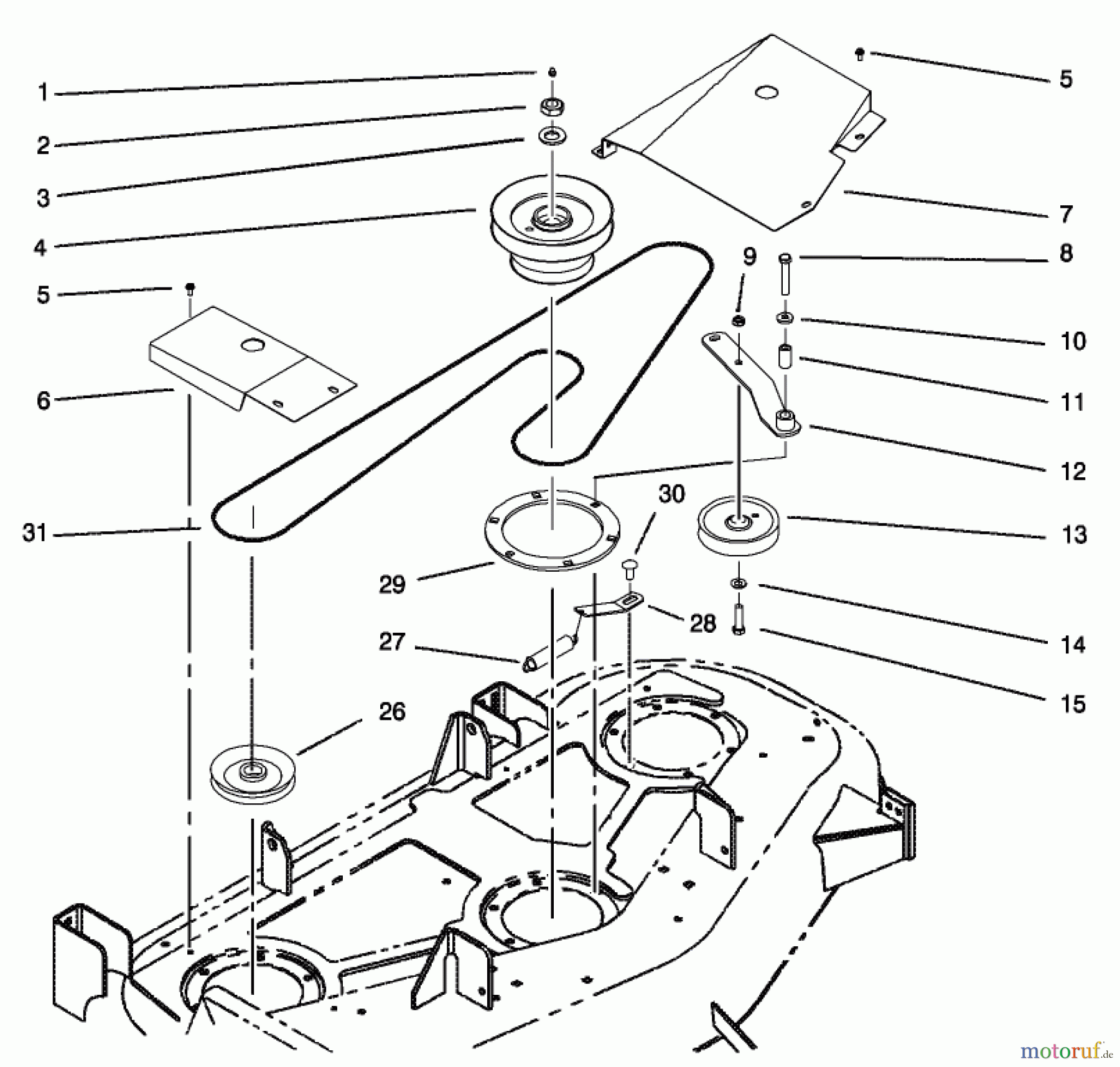  Toro Neu Mowers, Deck Assembly Only 78370 - Toro 52