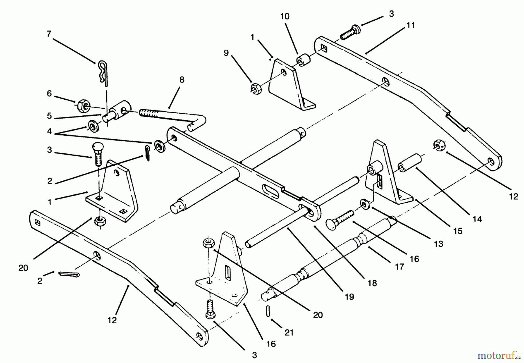 Toro Neu Mowers, Deck Assembly Only 78390 - Toro 60