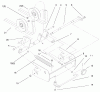Toro 78395 - 60" Side Discharge Mower, 5xi Garden Tractor, 1999 (9900001-9999999) Ersatzteile PULLEY BOX ASSEMBLY