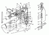 Toro 78420 - 42" Rear Discharge Mower, 1993 (39000001-39999999) Ersatzteile SPINDLES, PULLEYS AND BELTS
