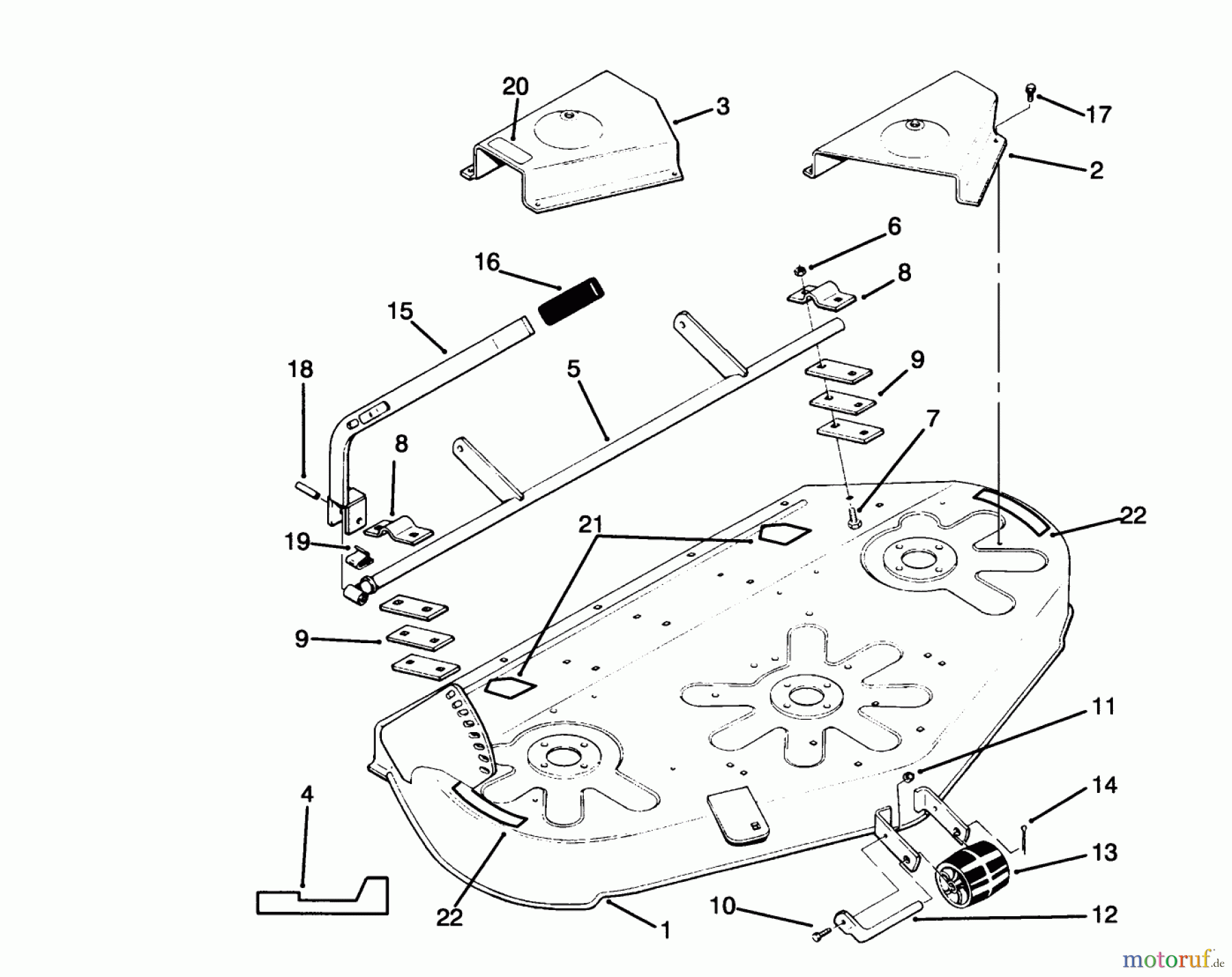 Toro Neu Mowers, Deck Assembly Only 78425 - Toro 42