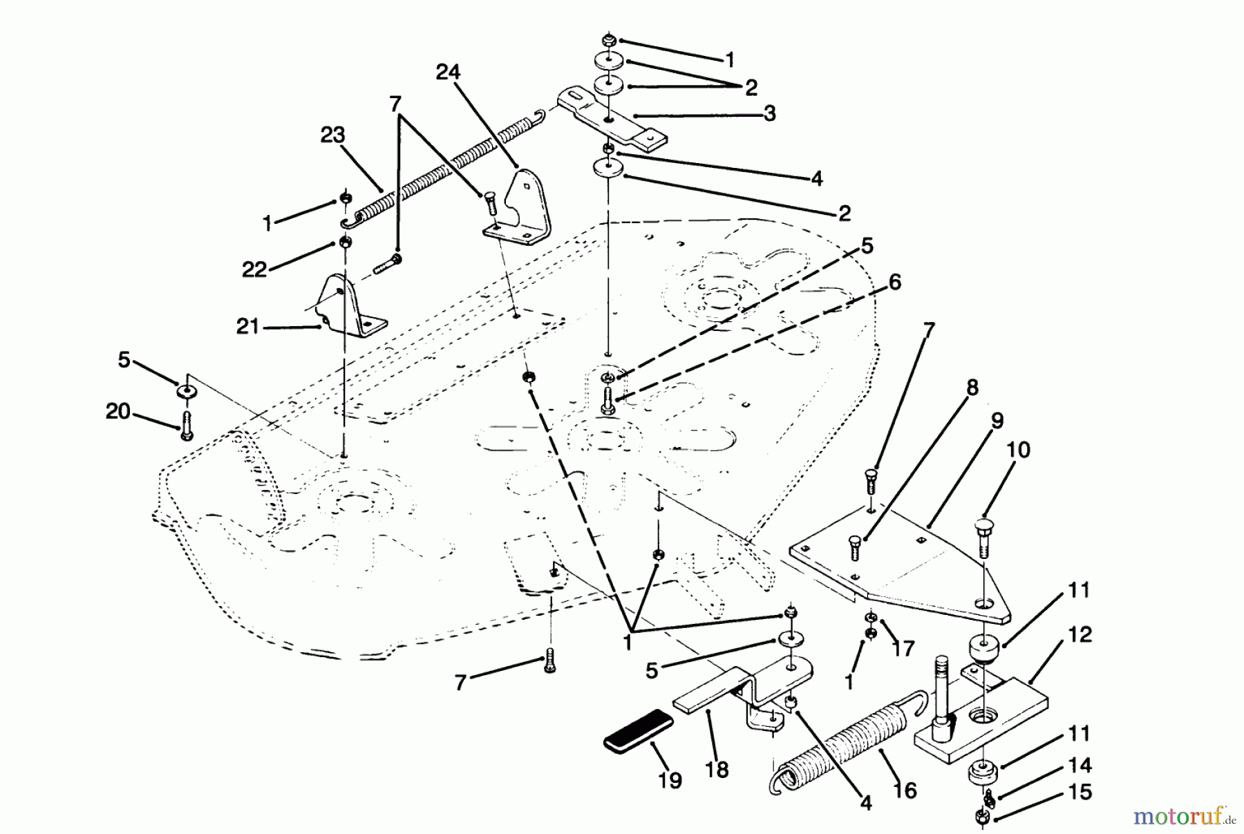 Toro Neu Mowers, Deck Assembly Only 78425 - Toro 42