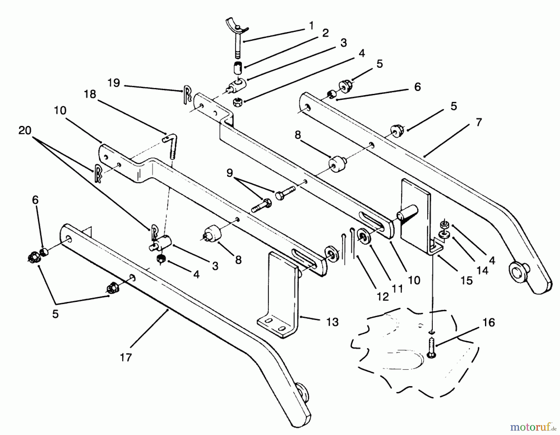 Toro Neu Mowers, Deck Assembly Only 78425 - Toro 42