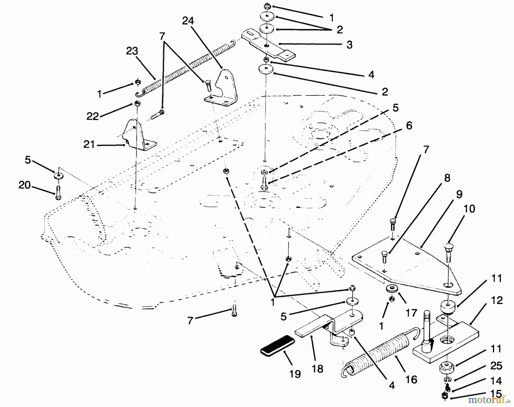  Toro Neu Mowers, Deck Assembly Only 78425 - Toro 42
