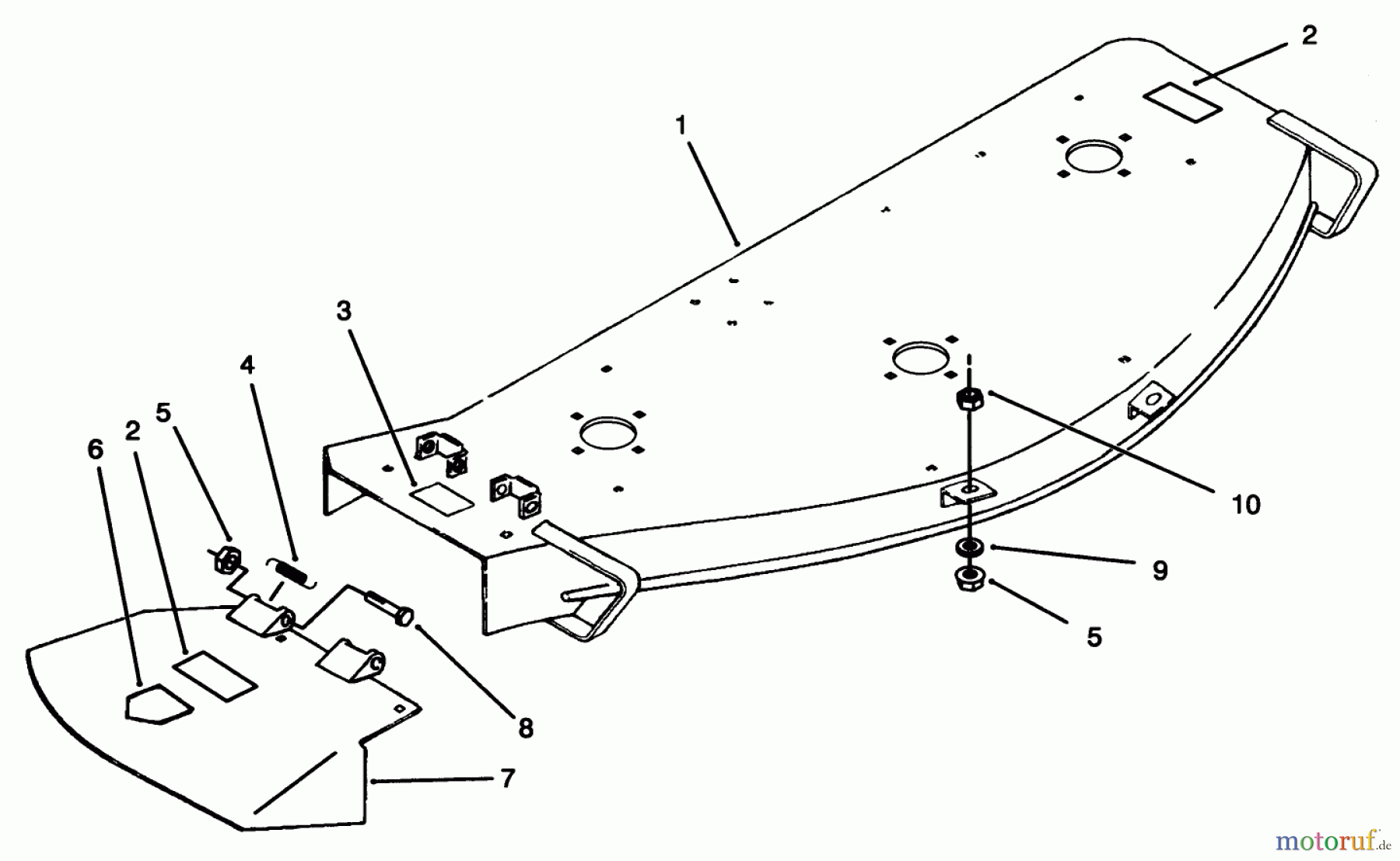 Toro Neu Mowers, Deck Assembly Only 78475 - Toro 60