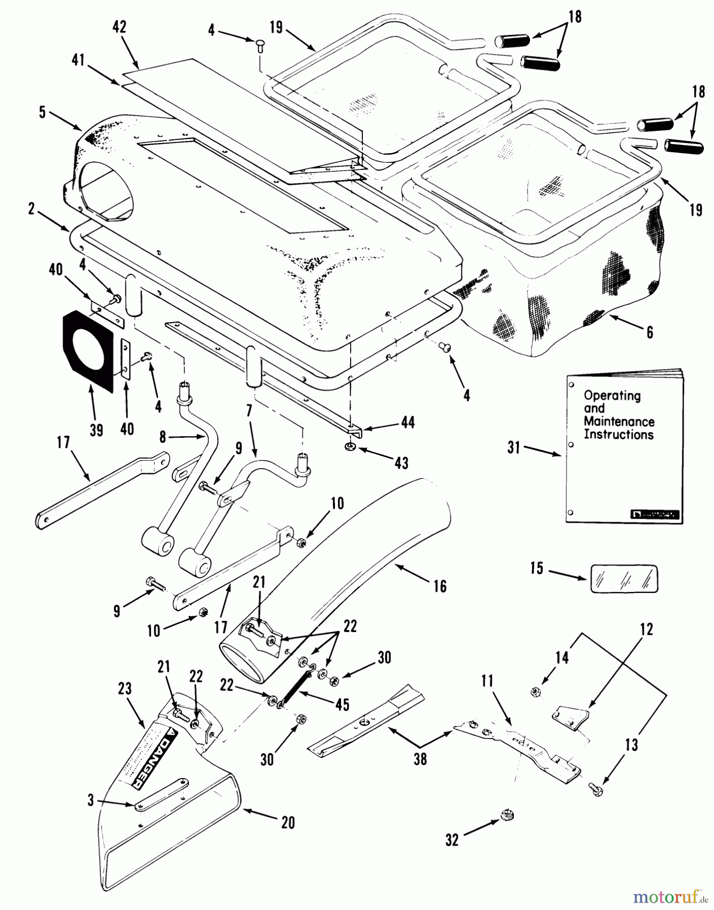 Toro Neu Accessories, Mower 37-07BL01 - Toro 37