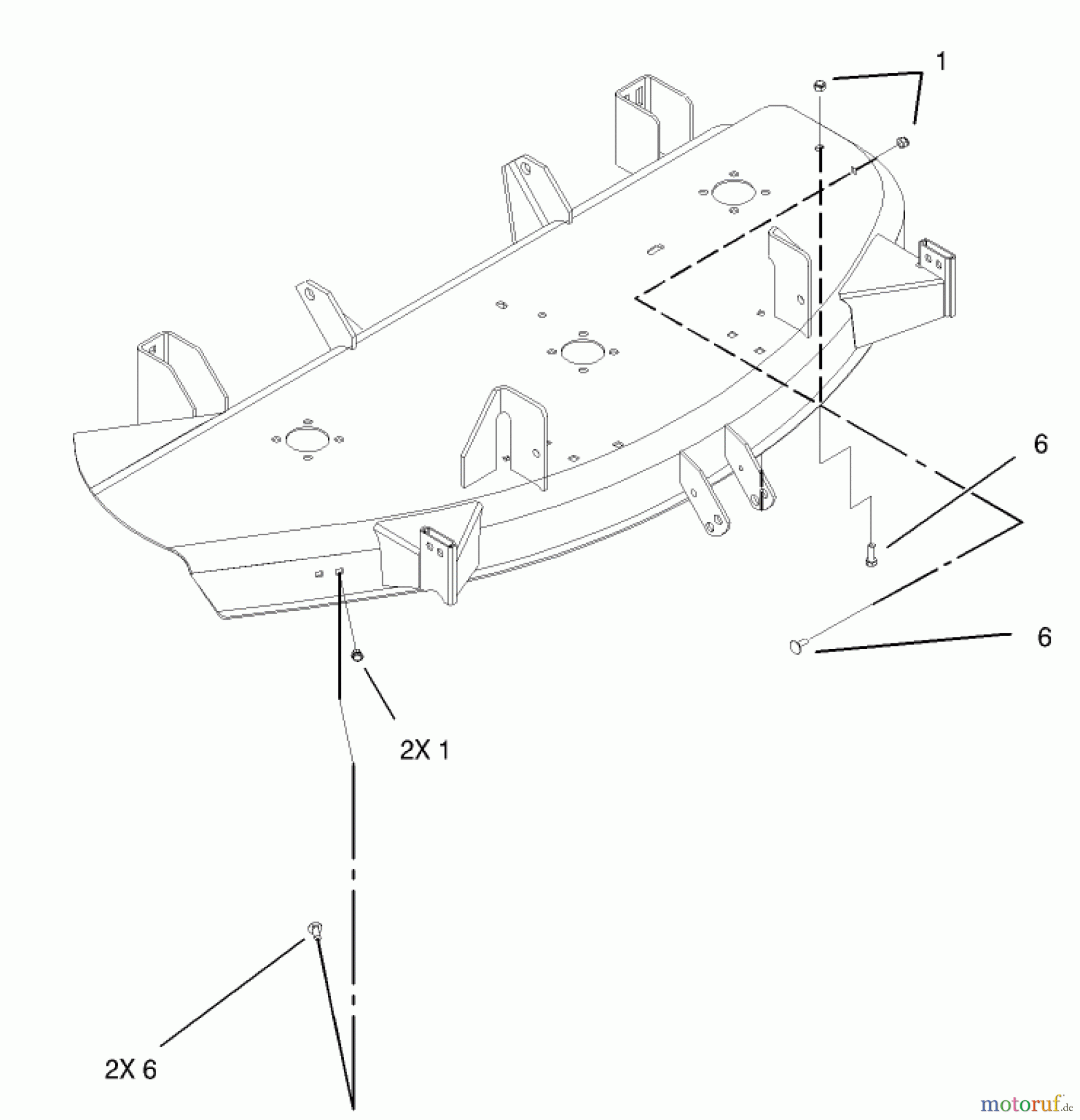 Toro Neu Mowers, Deck Assembly Only 78449 - Toro 48