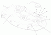 Toro 79109 - 44" Side Discharge Mower, XL Series Lawn Tractors, 2003 (230000001-230999999) Ersatzteile DECAL AND BELT ASSEMBLY