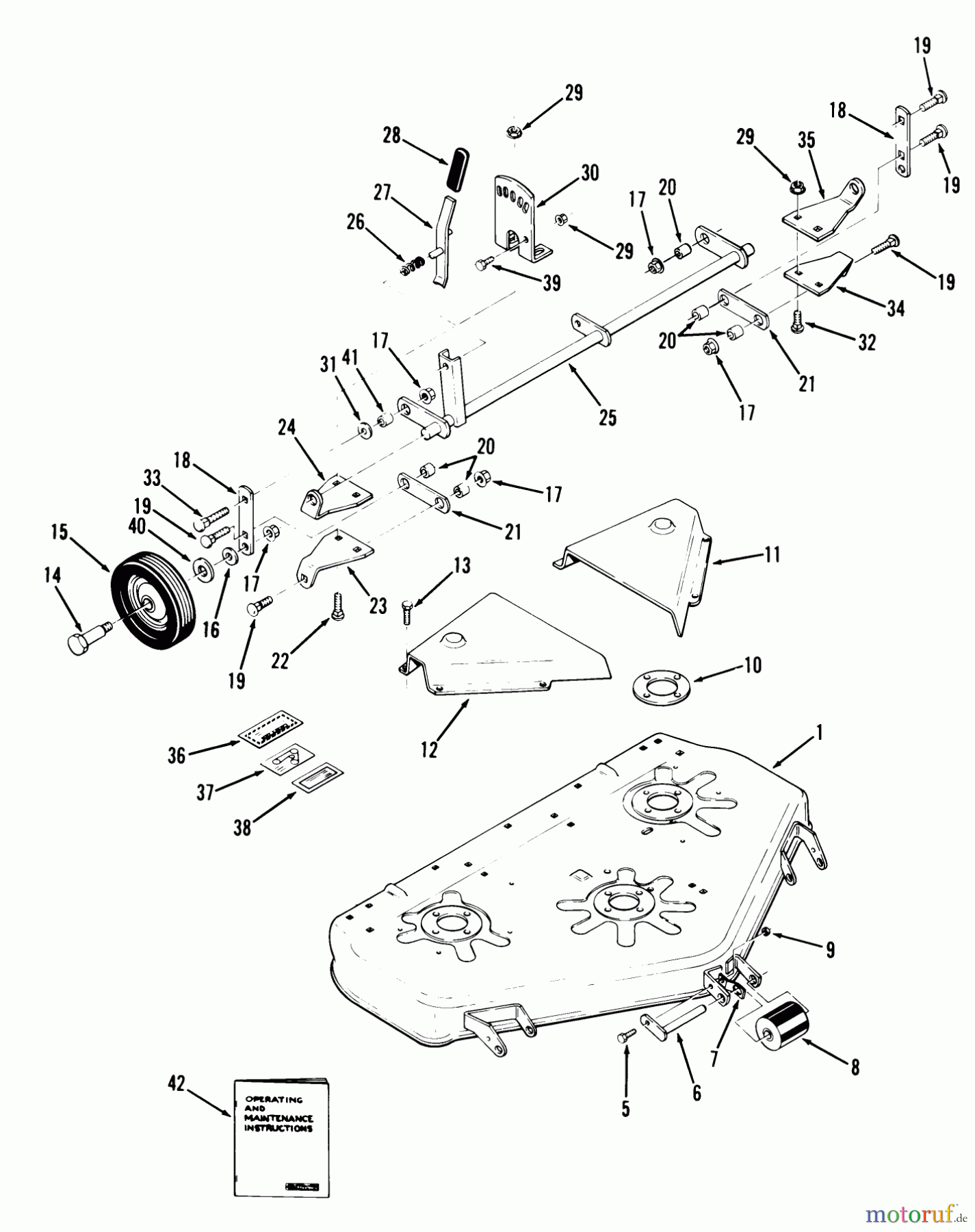 Toro Neu Mowers, Deck Assembly Only 85-48XS01 - Toro 48
