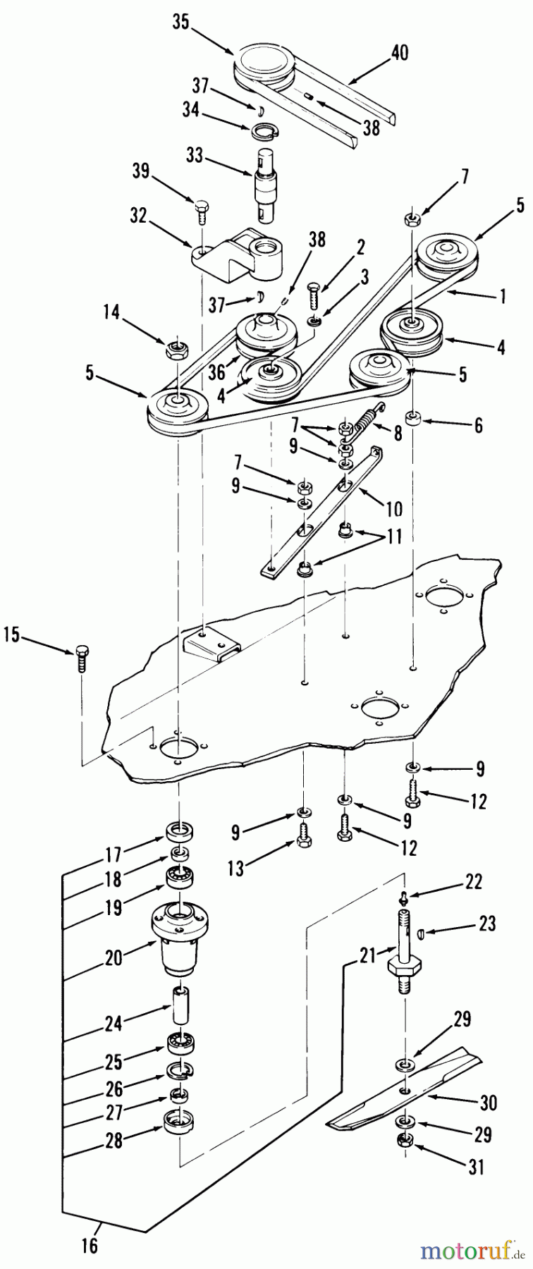 Toro Neu Mowers, Deck Assembly Only 95-36XS00 - Toro 36