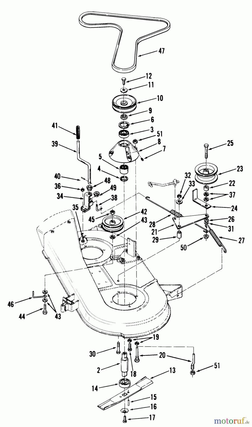 Toro Neu Mowers, Deck Assembly Only 95-36YR02 - Toro 36