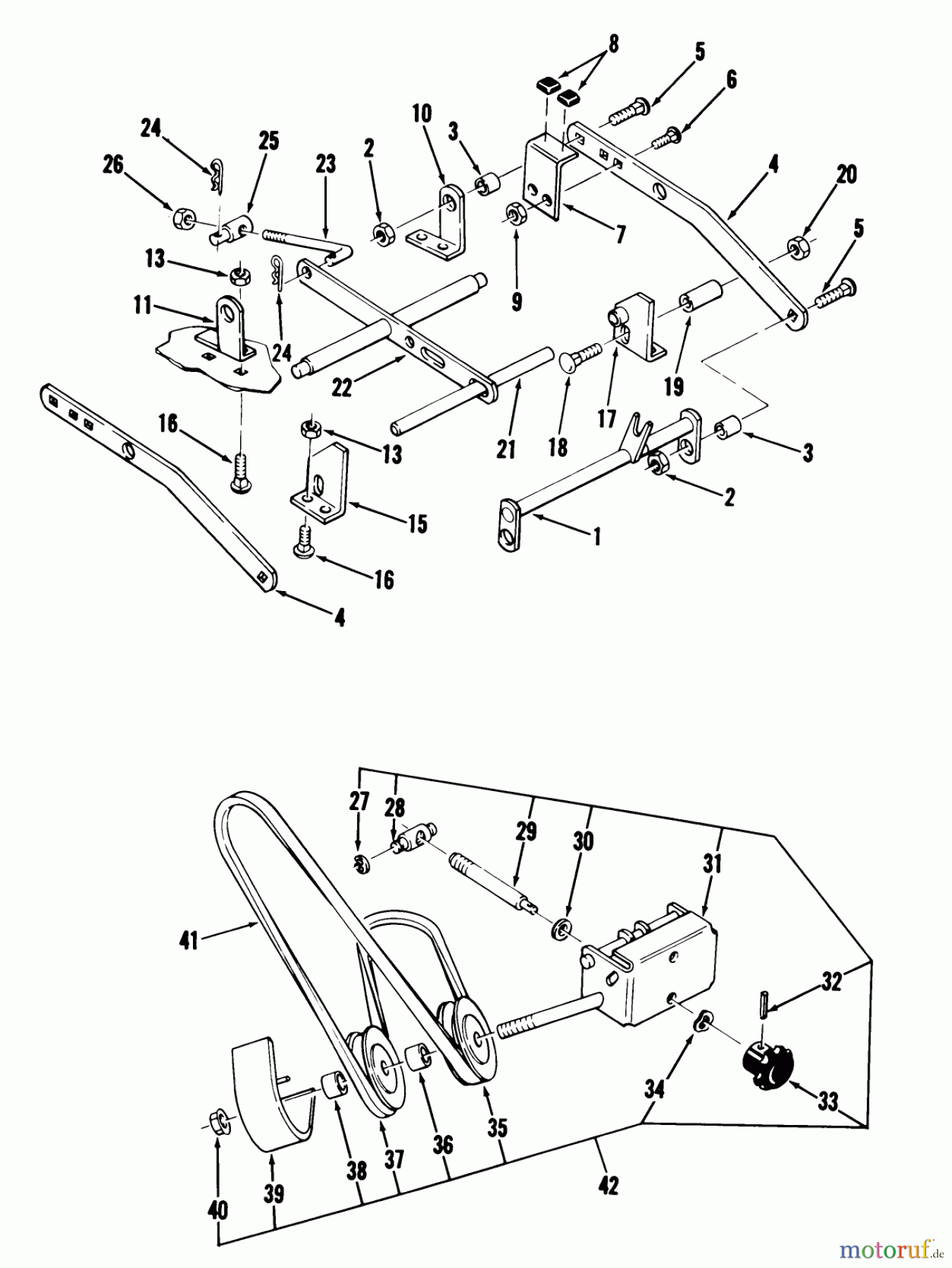 Toro Neu Mowers, Deck Assembly Only 95-42MS01 - Toro 42