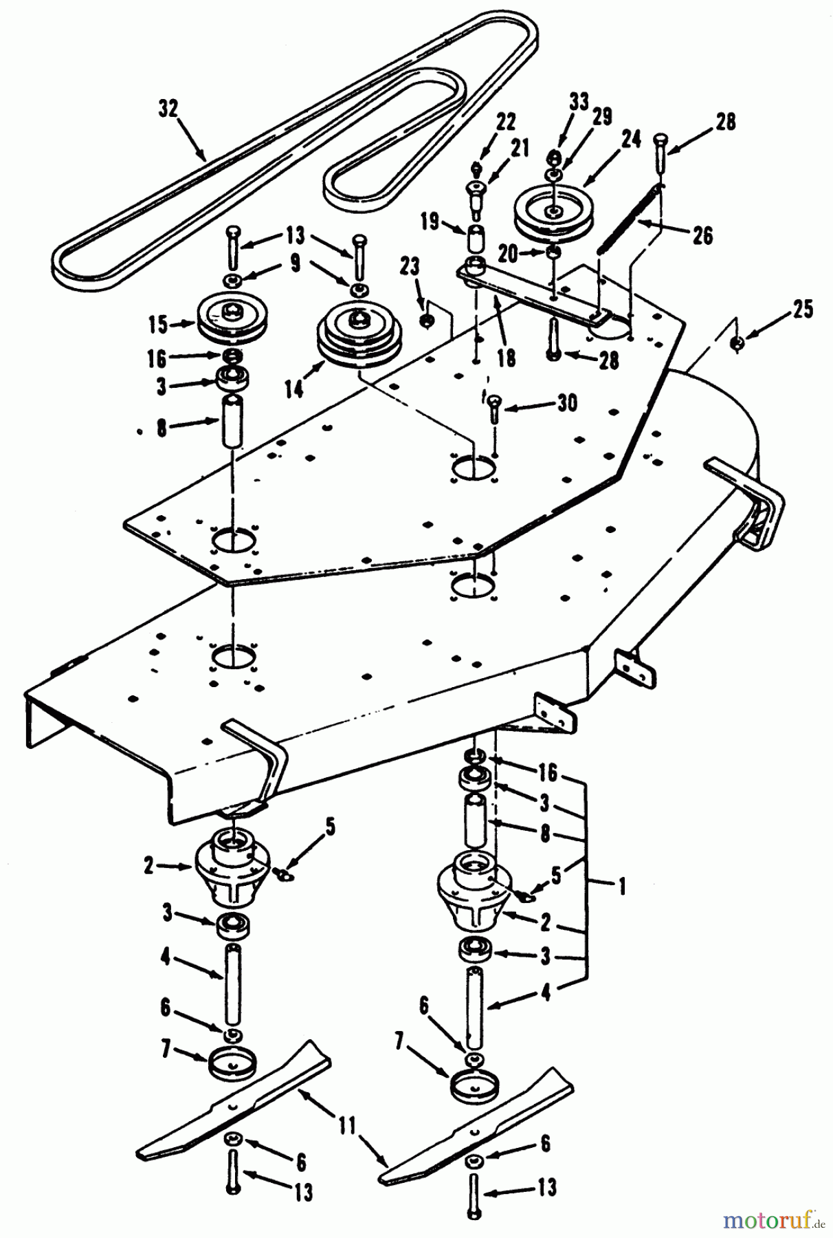 Toro Neu Mowers, Deck Assembly Only C5-60SC01 - Toro 60