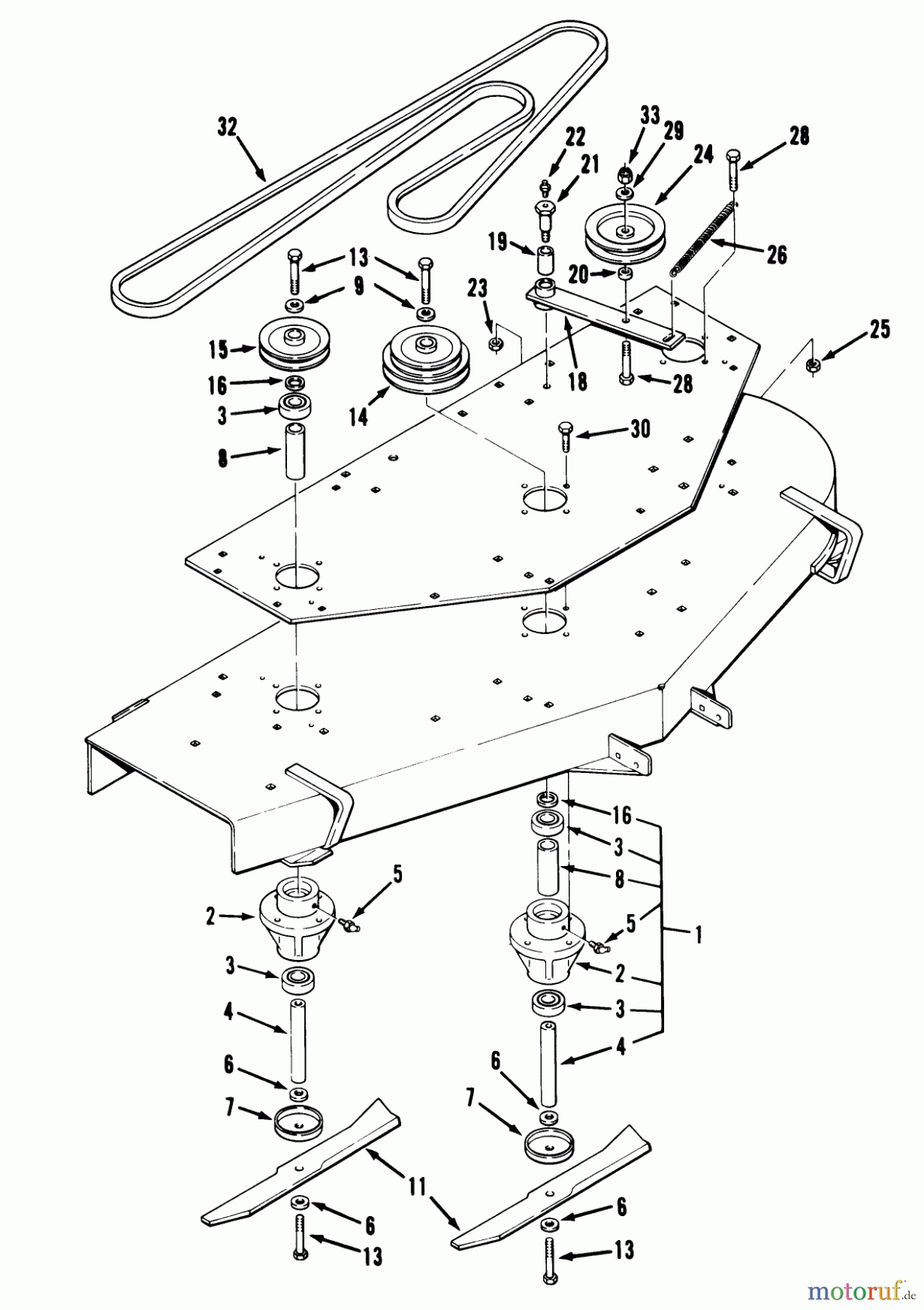 Toro Neu Mowers, Deck Assembly Only C5-60SC03 - Toro 60