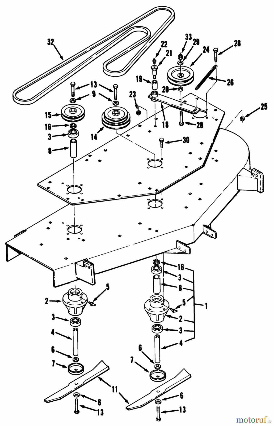 Toro Neu Mowers, Deck Assembly Only C5-60SC04 - Toro 60