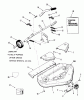 Toro D5-36MR01 - 36" Rear Discharge Mower, 1991 (1000001-1999999) Ersatzteile CUTTING UNIT ASSEMBLY