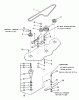 Toro D5-36MR01 - 36" Rear Discharge Mower, 1991 (1000001-1999999) Ersatzteile SPINDLE & BLADE ASSEMBLY