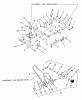Toro D5-36MR01 - 36" Rear Discharge Mower, 1991 (1000001-1999999) Ersatzteile SUSPENSION ASSEMBLY