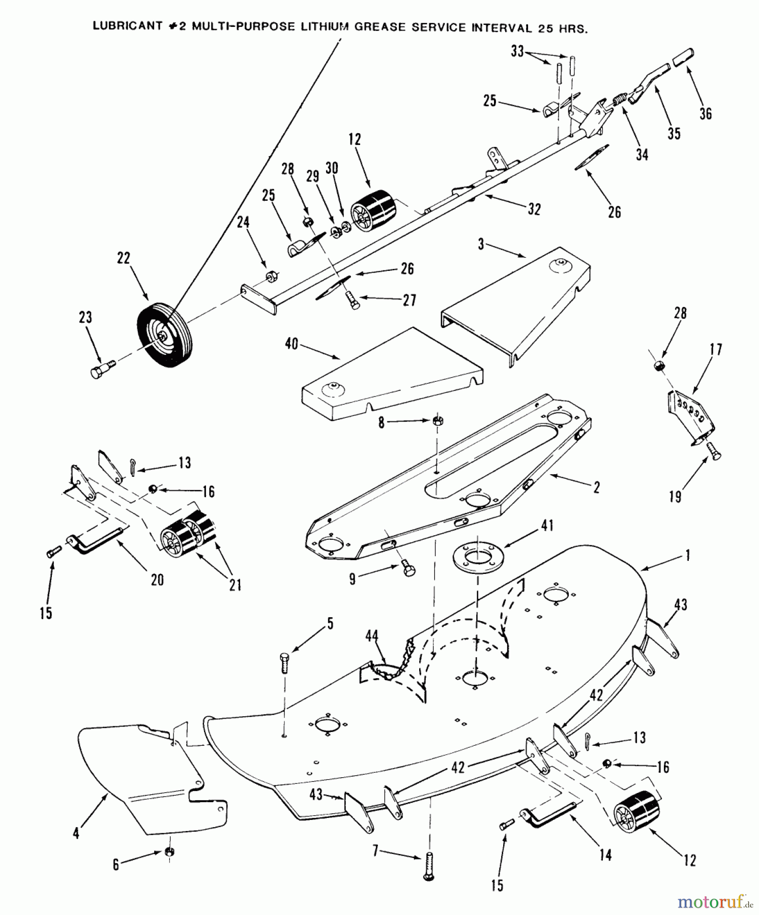 Toro Neu Mowers, Deck Assembly Only E5-48SC01 - Toro 48