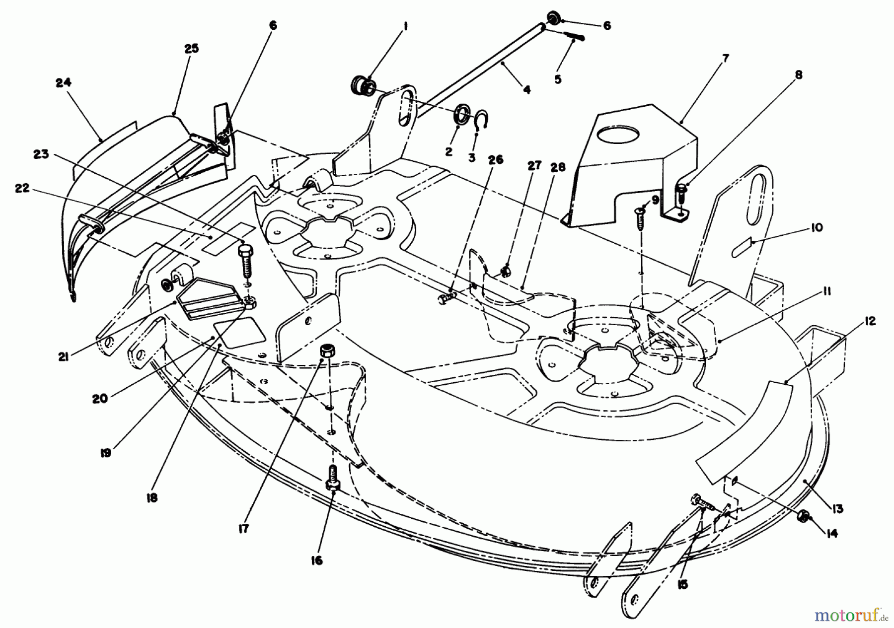 Toro Neu Mowers, Deck Assembly Only R5-38SS02 - Toro 38