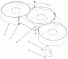 Toro R5-42RC01 - 42" Recycler Mower, 1991 (1000001-1999999) Ersatzteile BAFFLE ASSEMBLY