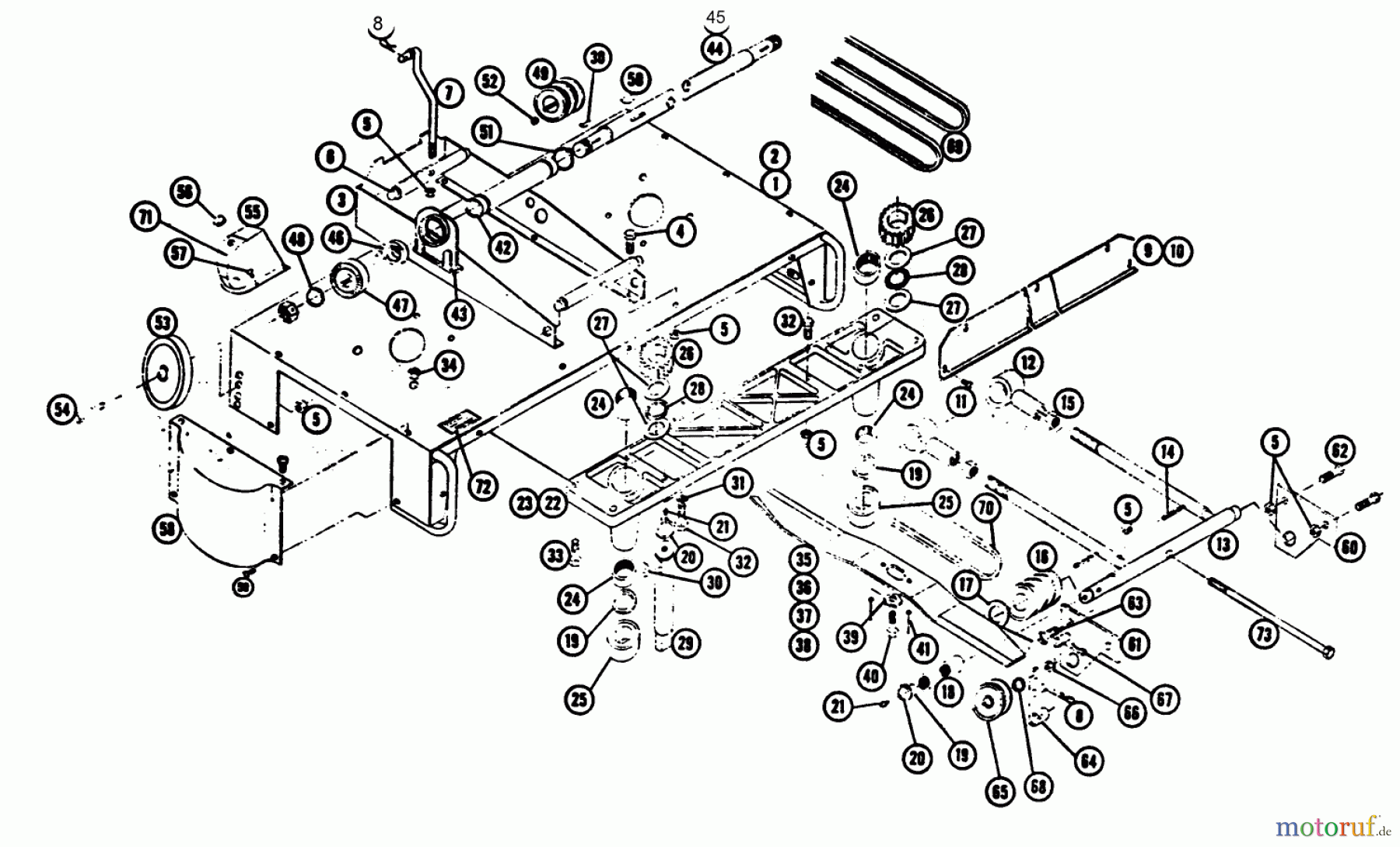 Toro Neu Mowers, Deck Assembly Only RM-323 - Toro 32