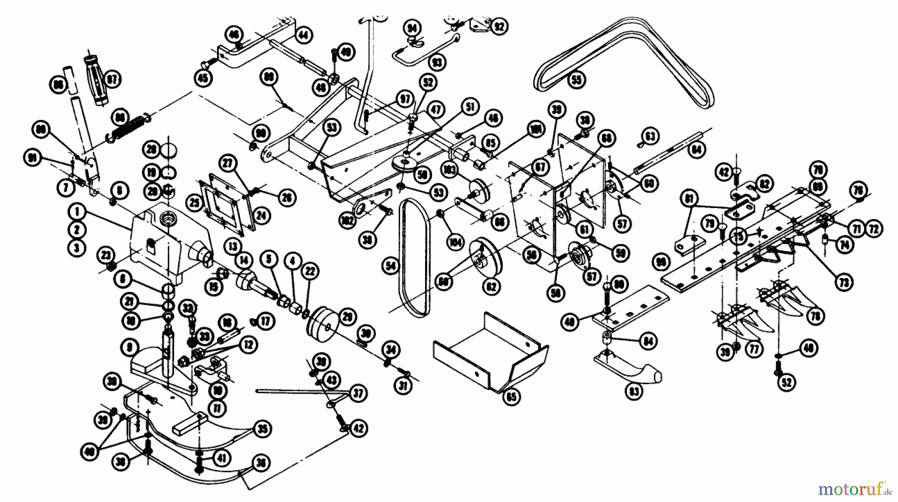 Toro Neu Mowers, Deck Assembly Only SMS-42-A - Toro 42