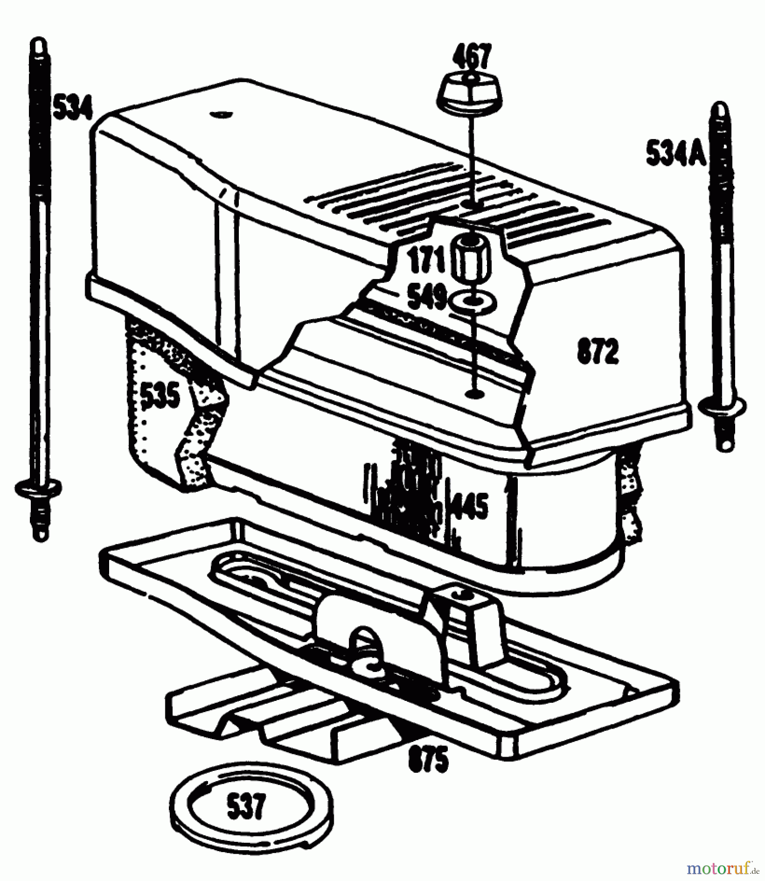 Toro Neu Mowers, Drive Unit Only 30103 - Toro Mid-Size Proline Gear Traction Unit, 12 hp, 1989 (9000001-9999999) BRIGGS & STRATTON MODEL NO. 281706-0180-01 #1