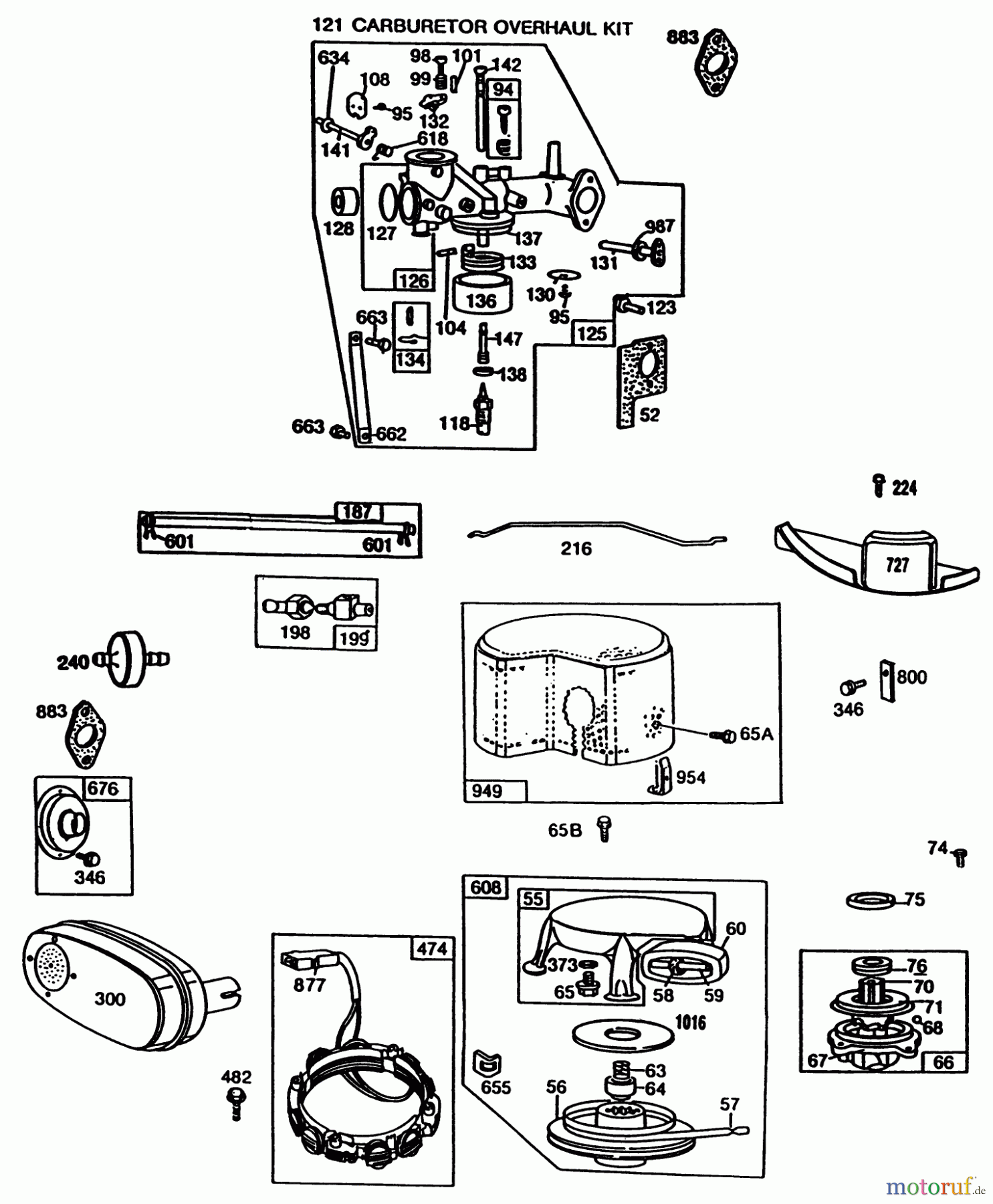  Toro Neu Mowers, Drive Unit Only 30103 - Toro Mid-Size Proline Gear Traction Unit, 12 hp, 1989 (9000001-9999999) BRIGGS & STRATTON MODEL NO. 281706-0180-01 #3