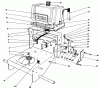 Toro 30103 - Mid-Size Proline Gear Traction Unit, 12 hp, 1989 (9000001-9999999) Ersatzteile FRAME ASSEMBLY