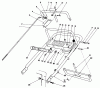 Toro 30103 - Mid-Size Proline Gear Traction Unit, 12 hp, 1989 (9000001-9999999) Ersatzteile HANDLE ASSEMBLY