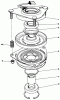 Toro 30106 - Mid-Size Proline Gear Traction Unit, 12.5 hp, 1990 (0000001-0999999) Ersatzteile CLUTCH ASSEMBLY NO. 54-3200