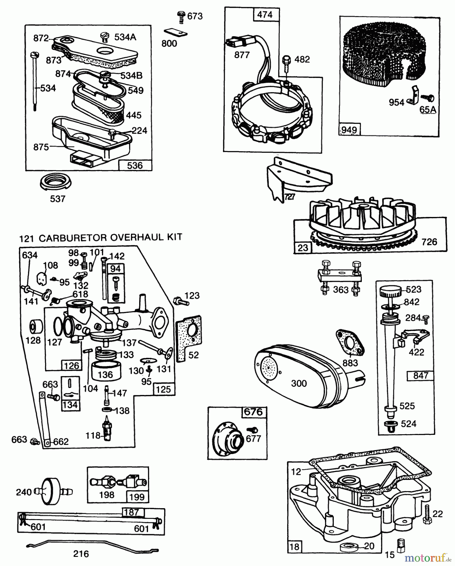 Toro Neu Mowers, Drive Unit Only 30111 - Toro Mid-Size Proline Gear Traction Unit, 11 hp, 1985 (5000001-5999999) BRIGGS & STRATTON MODEL NO. 253706-0180-01 #2