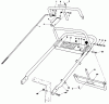 Toro 30111 - Mid-Size Proline Gear Traction Unit, 11 hp, 1985 (5000001-5999999) Ersatzteile HANDLE ASSEMBLY