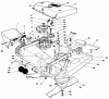 Toro 30111 - Mid-Size Proline Gear Traction Unit, 11 hp, 1986 (6000001-6999999) Ersatzteile 36" CUTTING DECK MODEL NO. 30136