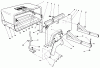 Toro 30111 - Mid-Size Proline Gear Traction Unit, 11 hp, 1986 (6000001-6999999) Ersatzteile 36" SIDE DISCHARGE BAGGING KIT NO. 30125 (OPTIONAL)