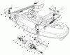 Toro 30111 - Mid-Size Proline Gear Traction Unit, 11 hp, 1986 (6000001-6999999) Ersatzteile 52" CARRIER FRAME MODEL NO. 30152