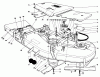 Toro 30111 - Mid-Size Proline Gear Traction Unit, 11 hp, 1986 (6000001-6999999) Ersatzteile 52" CUTTING DECK MODEL NO. 30152