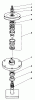 Toro 30111 - Mid-Size Proline Gear Traction Unit, 11 hp, 1986 (6000001-6999999) Ersatzteile DRIVE SPINDLE NO. 27-0870 MODEL 30152