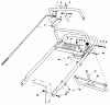 Toro 30111 - Mid-Size Proline Gear Traction Unit, 11 hp, 1986 (6000001-6999999) Ersatzteile HANDLE ASSEMBLY