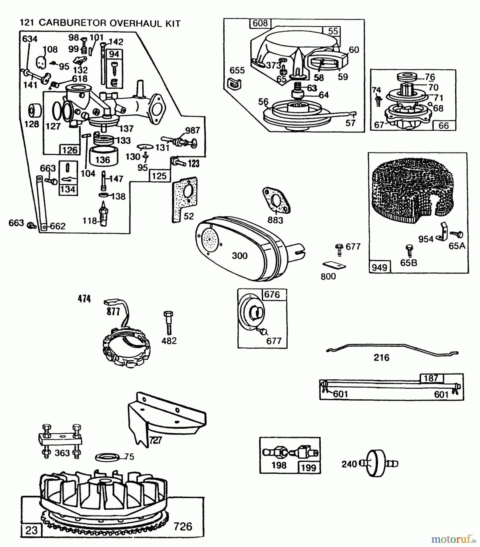 Toro Neu Mowers, Drive Unit Only 30111 - Toro Mid-Size Proline Gear Traction Unit, 11 hp, 1987 (7000001-7999999) BRIGGS & STRATTON MODEL NO. 253706-0223-01 #3