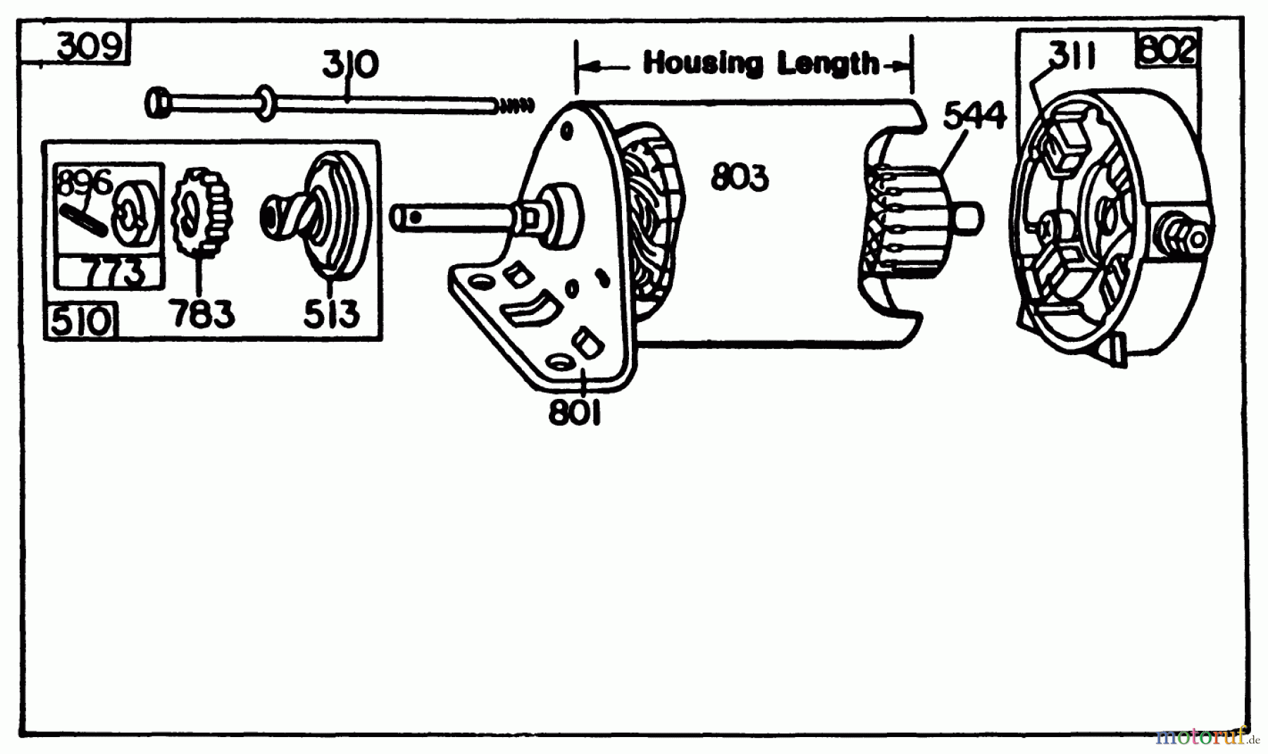  Toro Neu Mowers, Drive Unit Only 30111 - Toro Mid-Size Proline Gear Traction Unit, 11 hp, 1987 (7000001-7999999) ELECTRIC START KIT MODEL NO. 30132 (OPTIONAL) #3