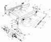 Toro 30112 - Mid-Size Proline Gear Traction Unit, 12.5 hp, 1986 (6000001-6999999) Ersatzteile 36 INCH CARRIER FRAME MODEL NO. 30136