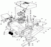 Toro 30112 - Mid-Size Proline Gear Traction Unit, 12.5 hp, 1986 (6000001-6999999) Ersatzteile 36 INCH CUTTING DECK MODEL NO. 30136